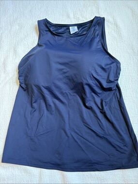 Women’s Navy Athletic Swim Tank Top